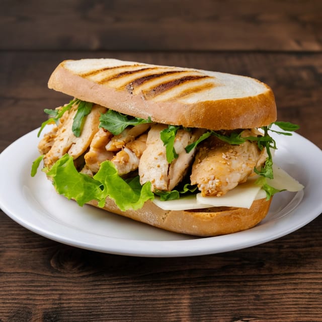 Grilled Chicken with Bacon & Ranch Grinder.