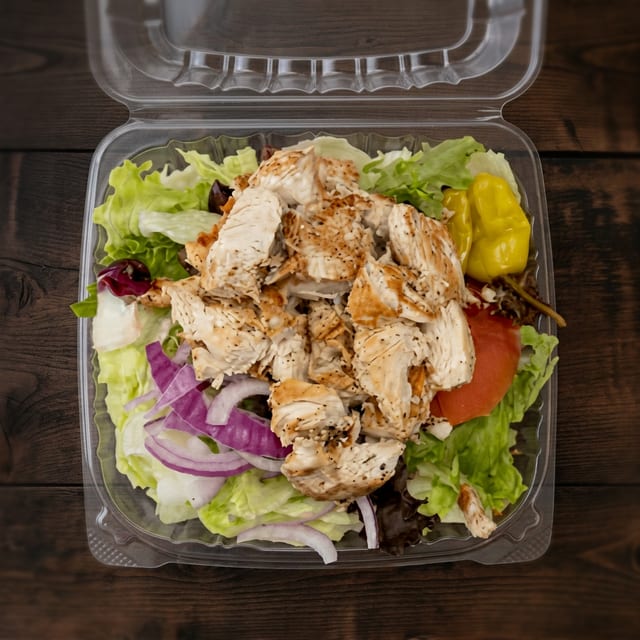 Garden with Plain Chicken Salad.