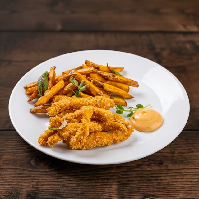 Chicken Finger Dinner.